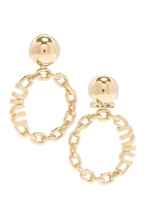 miu miu earrings